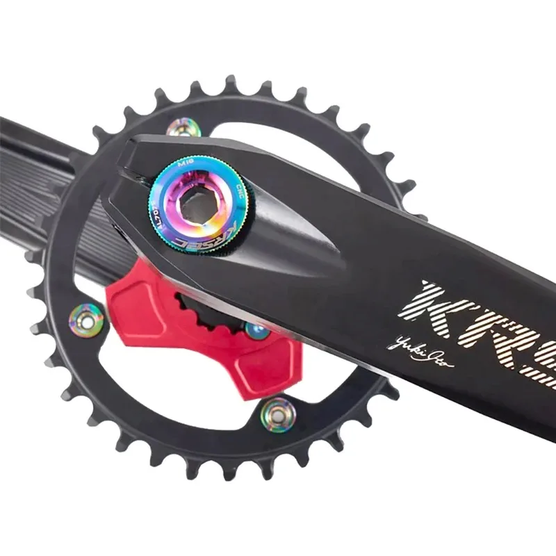 KRSEC Mtb Crank Screw M15 M18 M20 Bicycle Integrated Crankset Cover Cap Mountain Bike Hollowtech Connecting Rods cycling