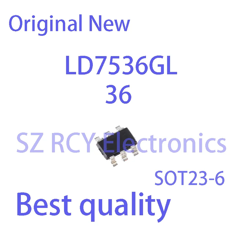 (10-50 PCS) NOVO LD7536GL LD7536 Top Mark 36 SOT23-6 IC Chip eletrônico