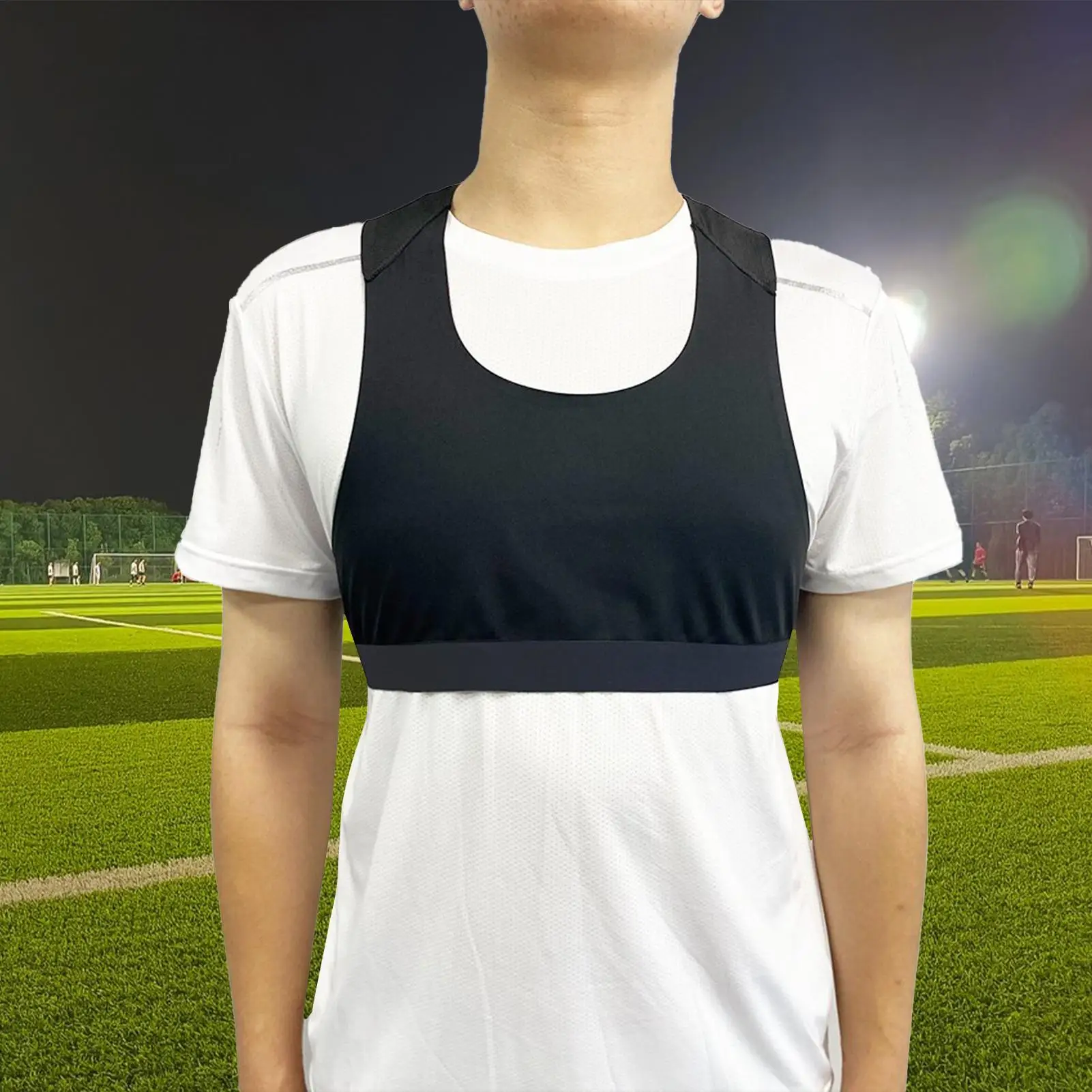 Portable Breathable Football Performance Vest No Tracker for Activity Trackers for Men Women Multipurpose Soccer Training Vest