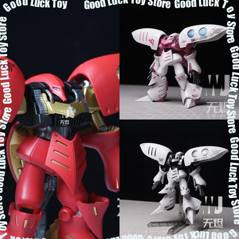 

В наличии Hg Jms Model Amx-004 Newborn Red Pure Dew Machine с матовой внешней броней красного и золотого цвета