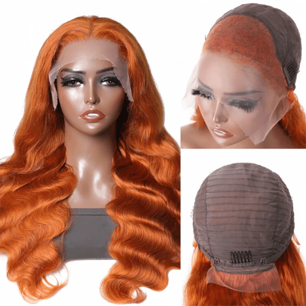 Body Wave Lace Frontal Wig Human Hair Wig Transpare 13x4 Lace Front Human Hair Wig 350 Color Human Hair Wig for Women