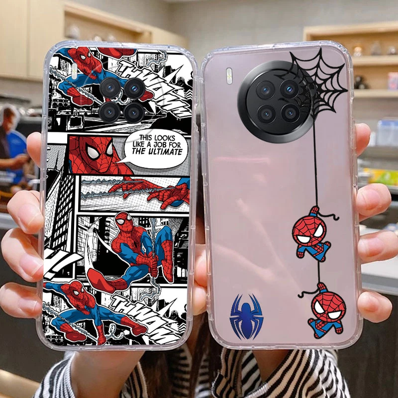 For Honor 50 Lite Huawei Nova 8i Phone Case Anime Marvel Cartoon Funda Shell Capa Soft TPU Funda For Huawei Nova8i Coque Clear