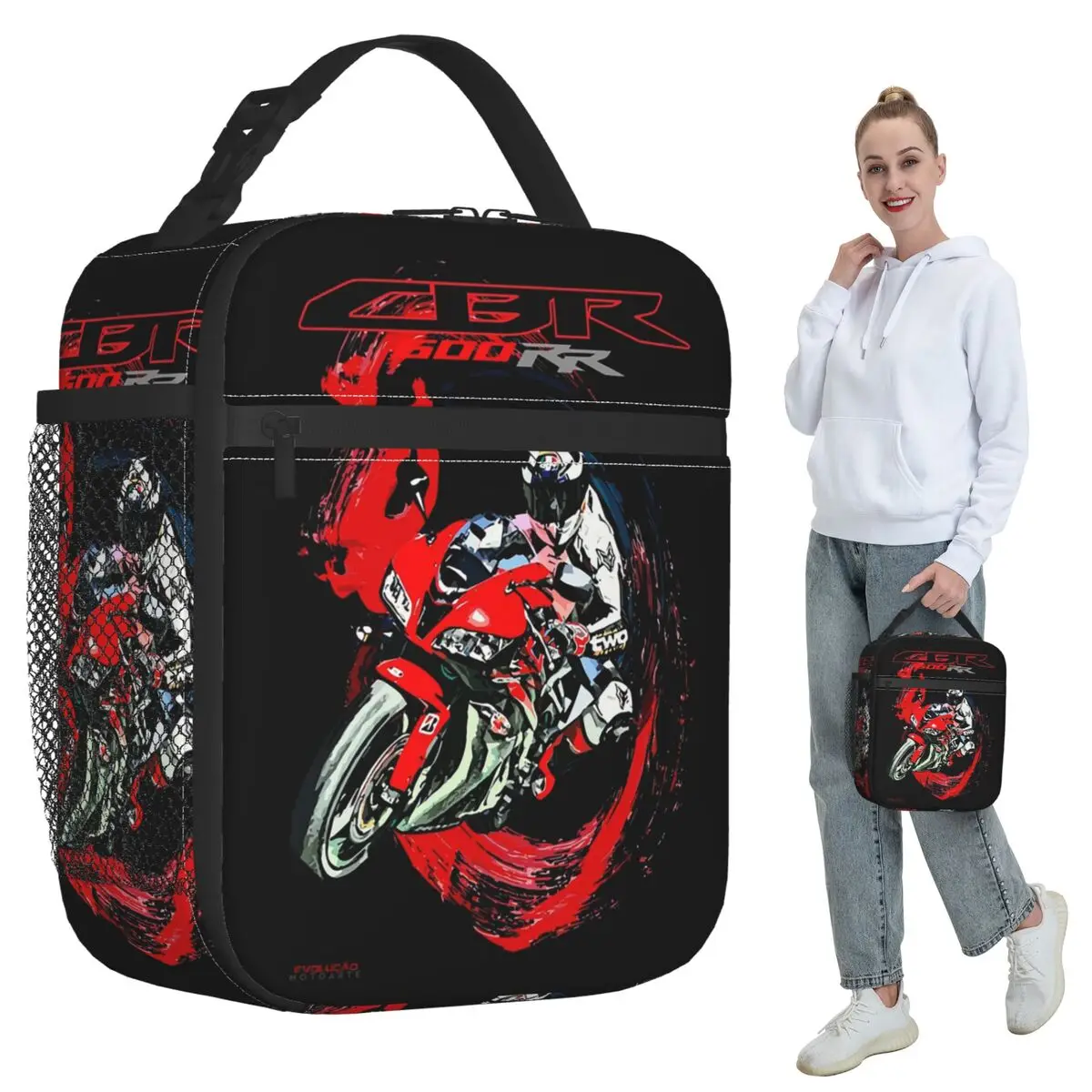 

Термосумка для обедов Pecco Bagnaia 63 для детей, школьная термосумка-холодильник, портативный контейнер для еды