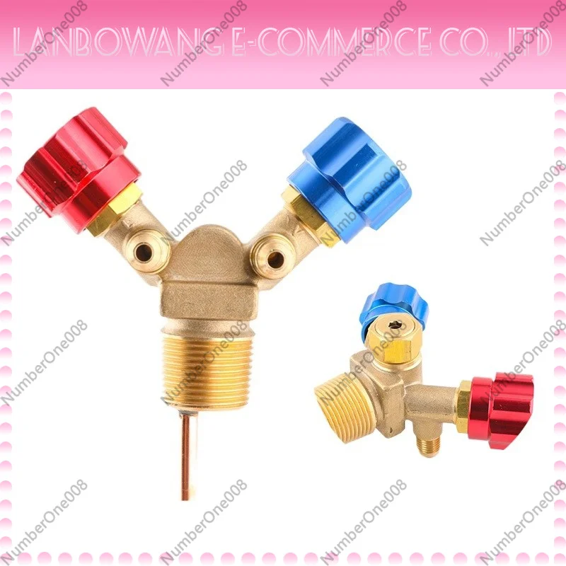 Special Cylinder Valve for Refrigerant Recovery and Filling/high and Low Pressure Sheep Angle Valve/