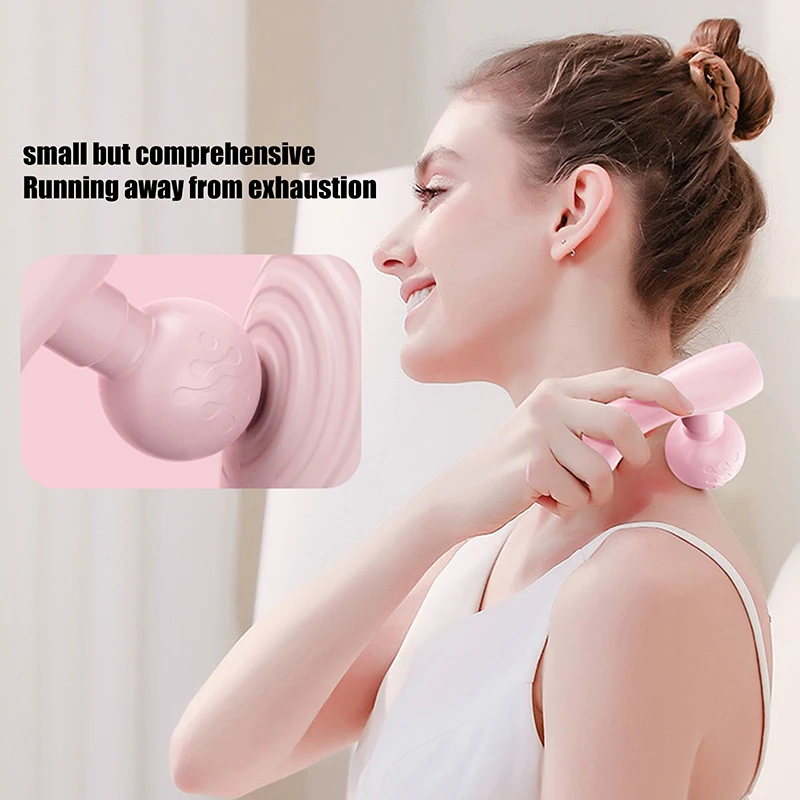 

Mini Fascia Tool Vibrating Fast Rechargeable Dual Head Both Portable Muscle Relaxation Full Body Universal Massage Artifact