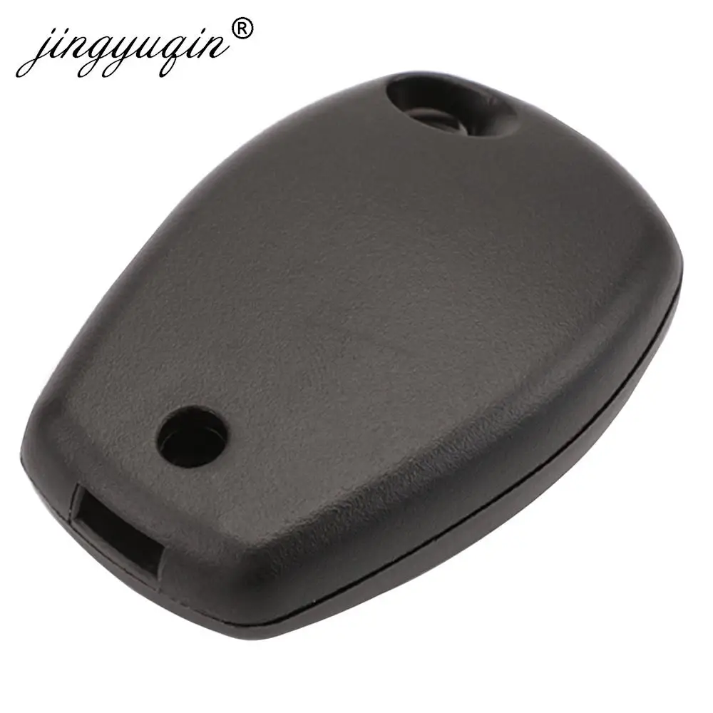 Jingyuqin 10 pezzi 2 pulsanti telecomando auto portachiavi Shell Case per Renault Megane Modus Clio Logan Sandero Duster Nissan VAC102 Ne72 VA2