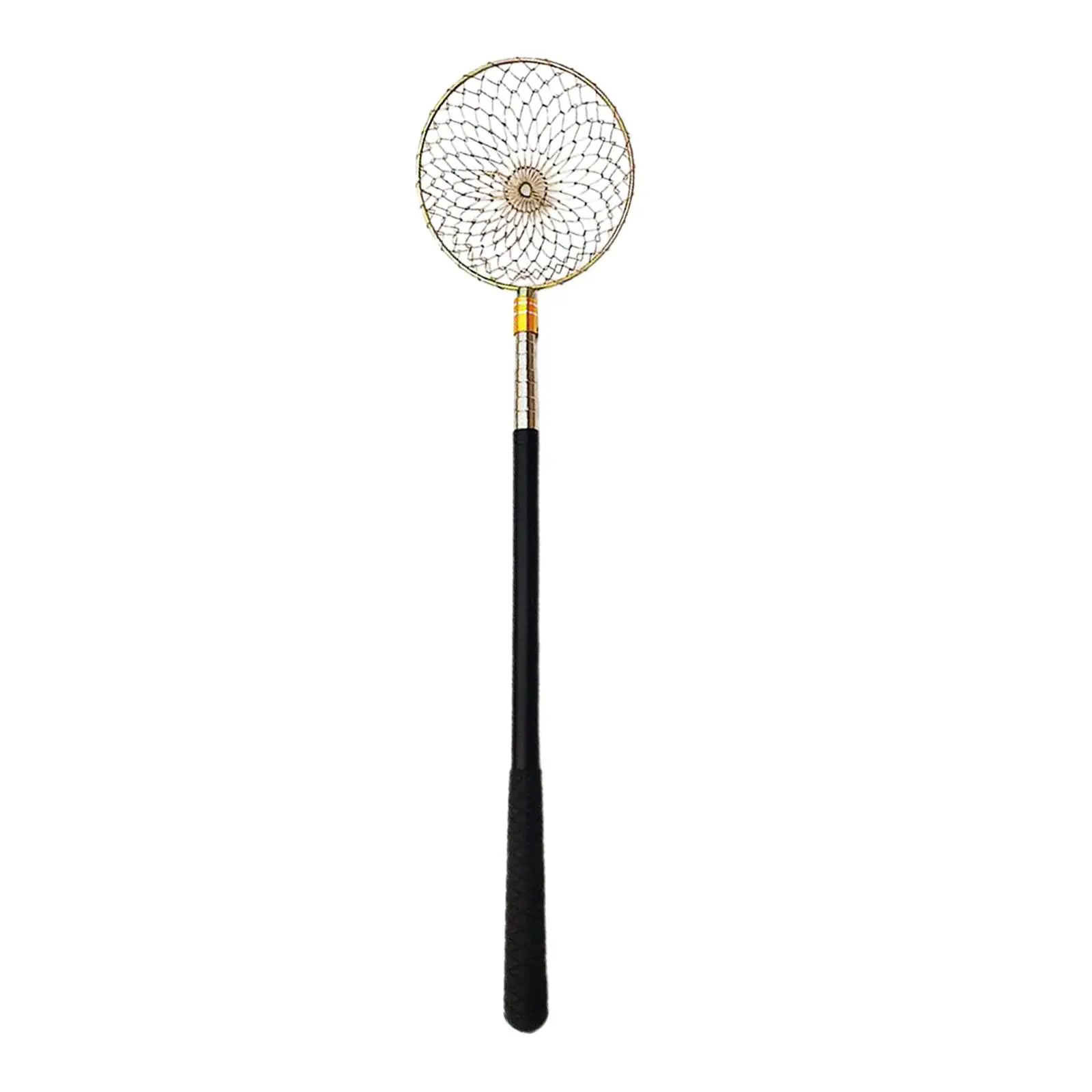 Ice Fishing Skimmer Scoop Telescopic Rod 5 Section Metal Scooper for Ice Hole Cleaning Fishing Tool