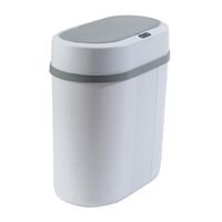 Automatic Motion Sensor Trash Can with Lid 12L Waste Bin Office Electric Touchless Garbage Bin for Home Bedroom Bathroom Office