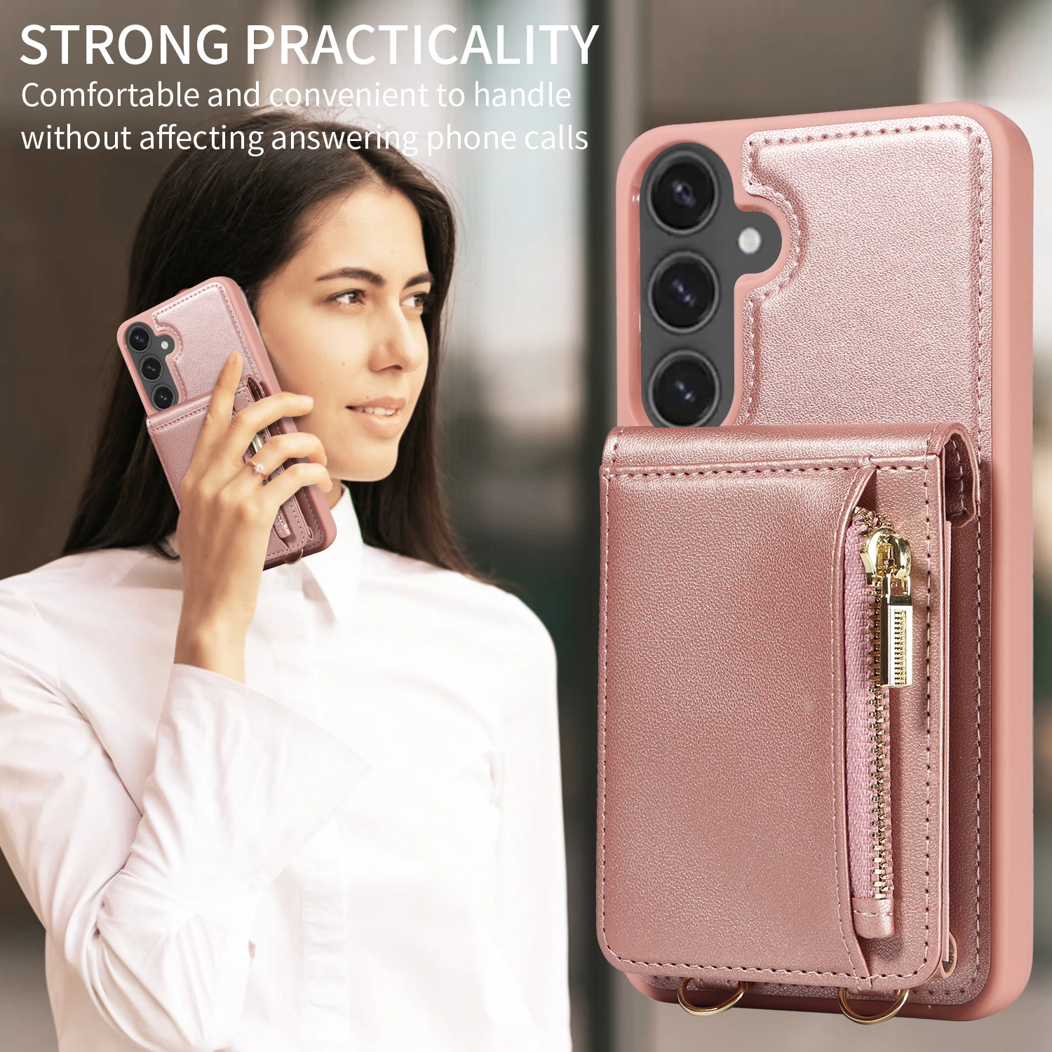 حافظة لهاتف سامسونج جالاكسي S25 FE S25 Edge S25 Ultra S24 Ultra S24 Plus S23 Ultra S23 S22 S21 S20 FE