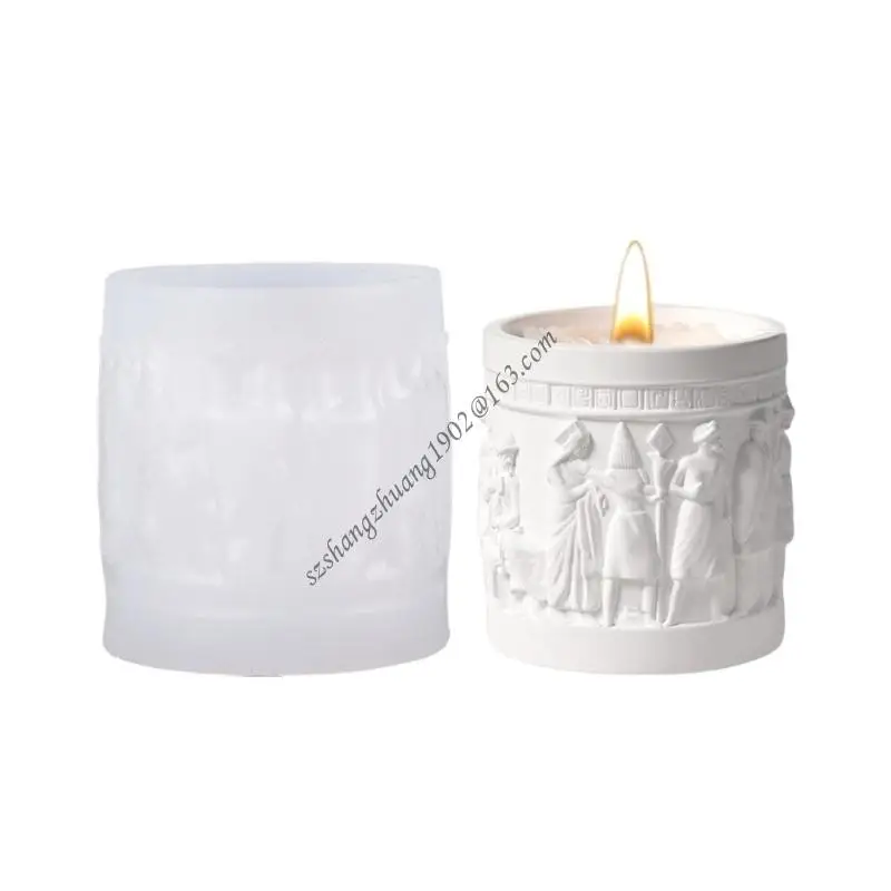 

Q6RB Reusable Nordic Styles Flexible Silicone Craft Mould for Plaster Castes Resin Jewelry and Decorative Storage Solution