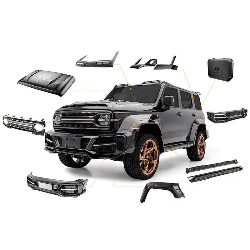 For Great Wall GWM WEY TANK 300 Tank 300 Accessories External Modification Shadow Surround Appearance Kit 2022 2023 2024