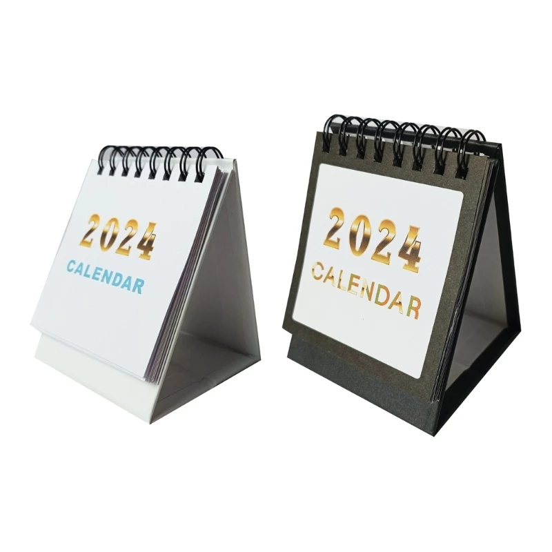 

Large Monthly 2024 Mini Standing Desk Calendar for Office and Study Environment July.2023 to Dec.2024 Calendars