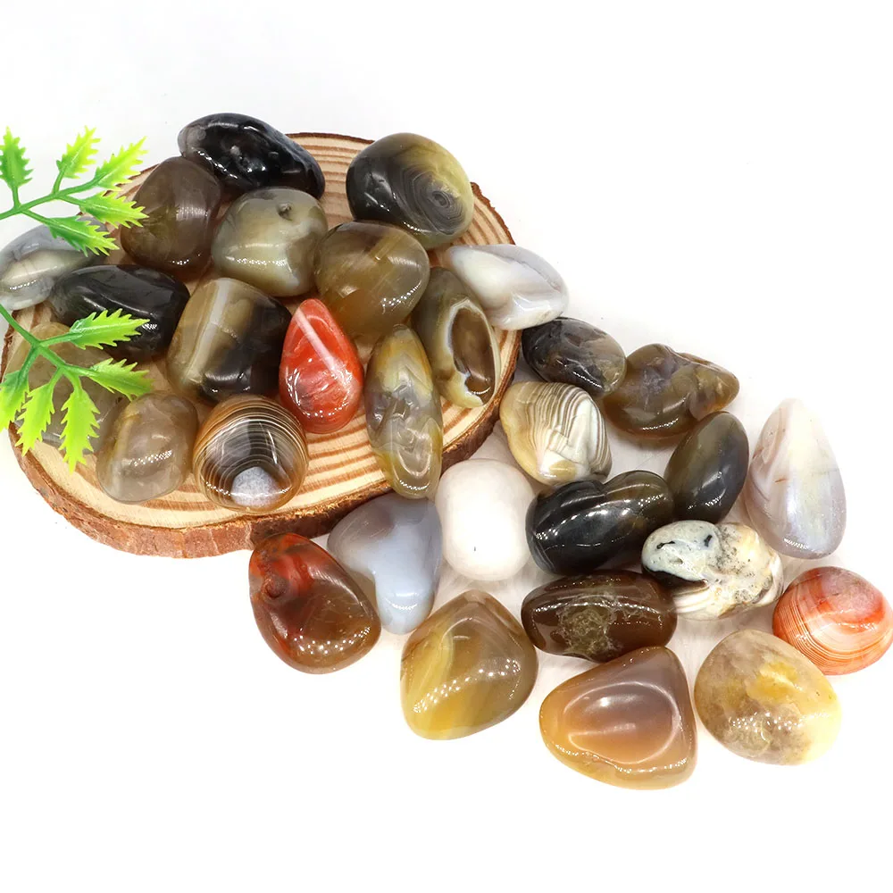 

Natural Agate Polished Tumbled Gravel Stones Bulk Mineral Irregular Gems Healing Reiki Energy Meditation Specimen Aquarium Decor