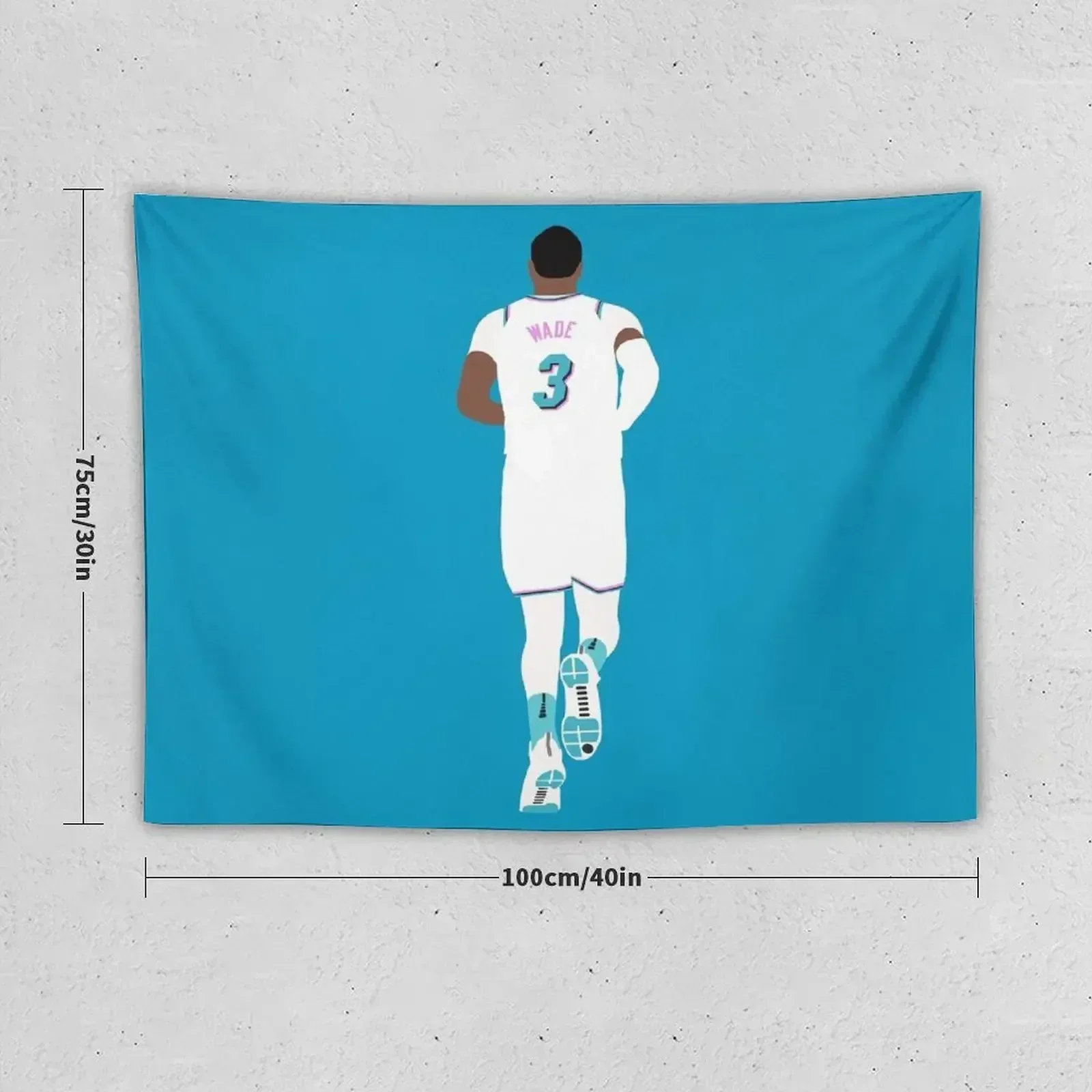 Dwyane Wade Miami Vice Tapestry Cute Room Decor Decor For Room Wall Decor Decoration Bedroom Tapestry