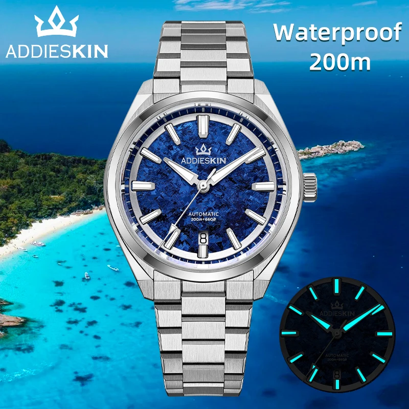 

AddiesKin Top Luxury Wristwatches For Man BGW9 Luminous 9015 Mechanical Automatic Watch 200m Diver Sapphire Glass New Watch K006