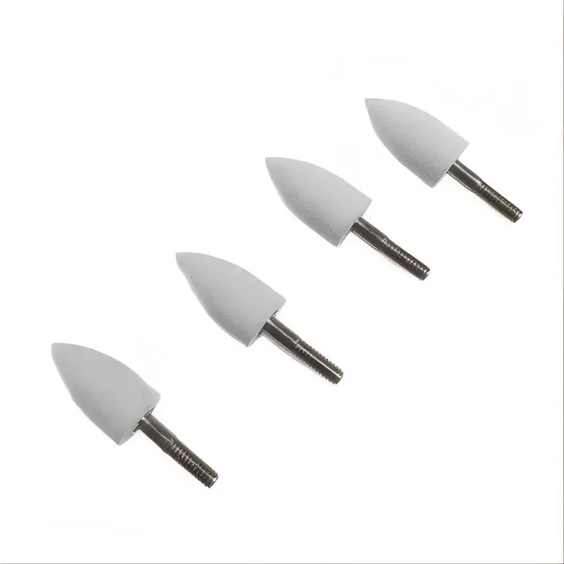 40pcs Dental Silicone Grinding Head Dental Consumables Accessories Dental Polisher Cleaner Polishing Cone Grinding Head