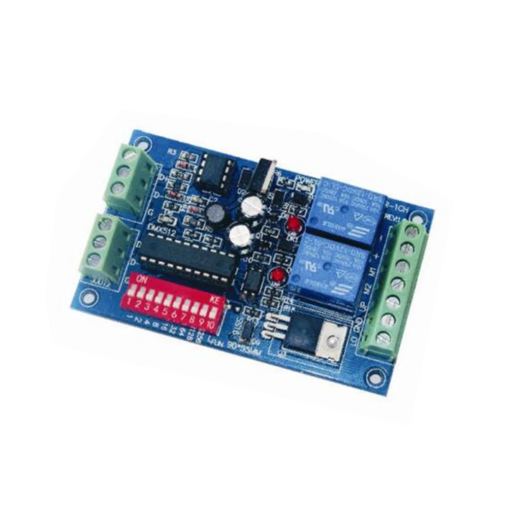 DMX512 Motor Speed Controller DC 6V-36V Speed Adjustable Controller Forward Reverse Motor Speed Regulator With Limit Function