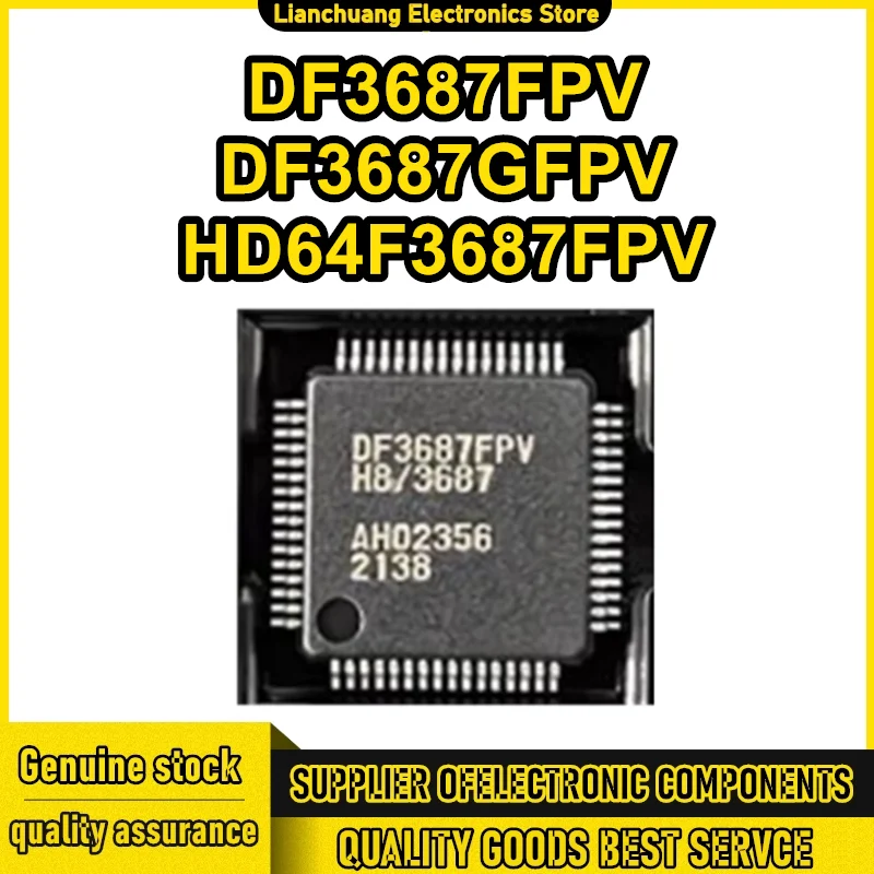 

DF3687FPV DF3687GFPV HD64F3687FPV QFP64 микросхема 100% новый оригинал на складе