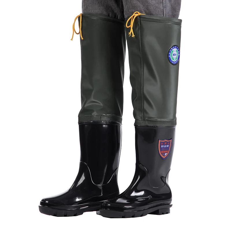 Thickened Super High Water Pants Multipurpose Rain Boots Wear-resistant Fishing Waders for Fishing Shoes Non-Slip Water Shoes