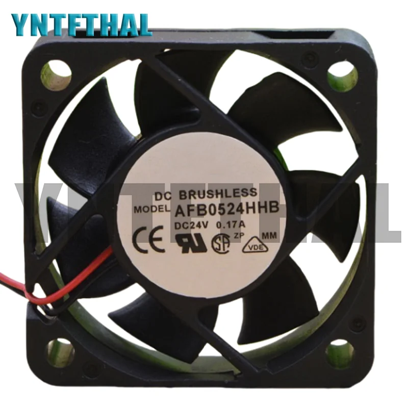 New For AFB0524HHB DC24V 0.17A 2-Wire Cooling Fan