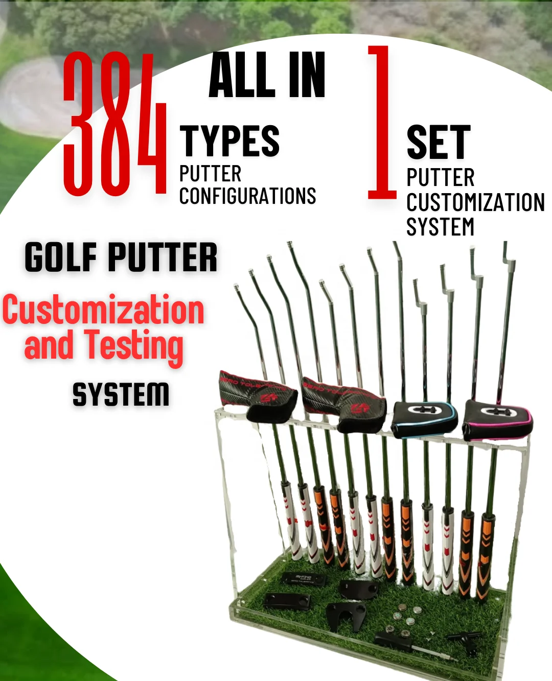 2024 Premium Versatile CNC Putter Customization Kit for Golf Shops OEM - Personalized Golf Putter/Golf Clubs Fitting System