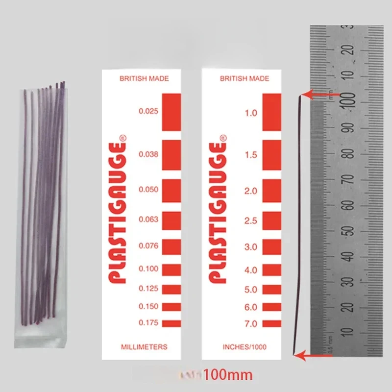 PL-A Lager-Kunststoff-Spaltmessgerät 0,025-0,175 mm Messwerkzeug PLASTIGAUGE für Präzisionsmessungen – Detail 2