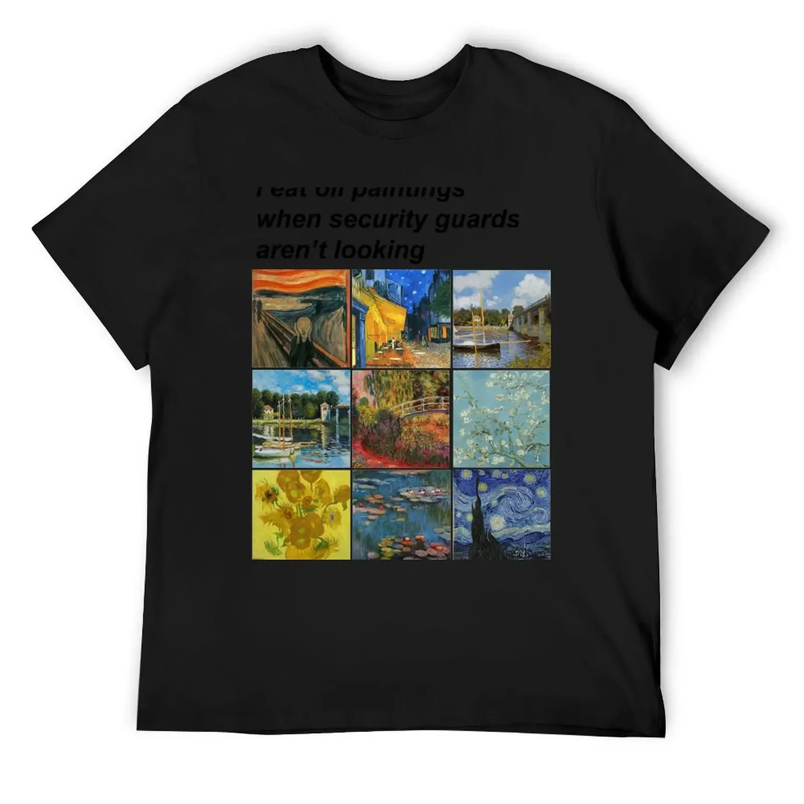

Oil Painting Cravings T-Shirt rapper graphic tees custom t shirt street wear mens graphic t-shirts hip hop