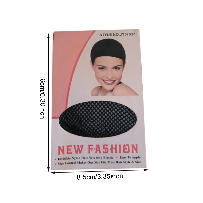 

2Pcs Black Synthetic Mesh Wig Caps for Making Wigs Hair Net Weaving Wig Cap Stretch High Qulity Hairnets Women Hairs Supplies