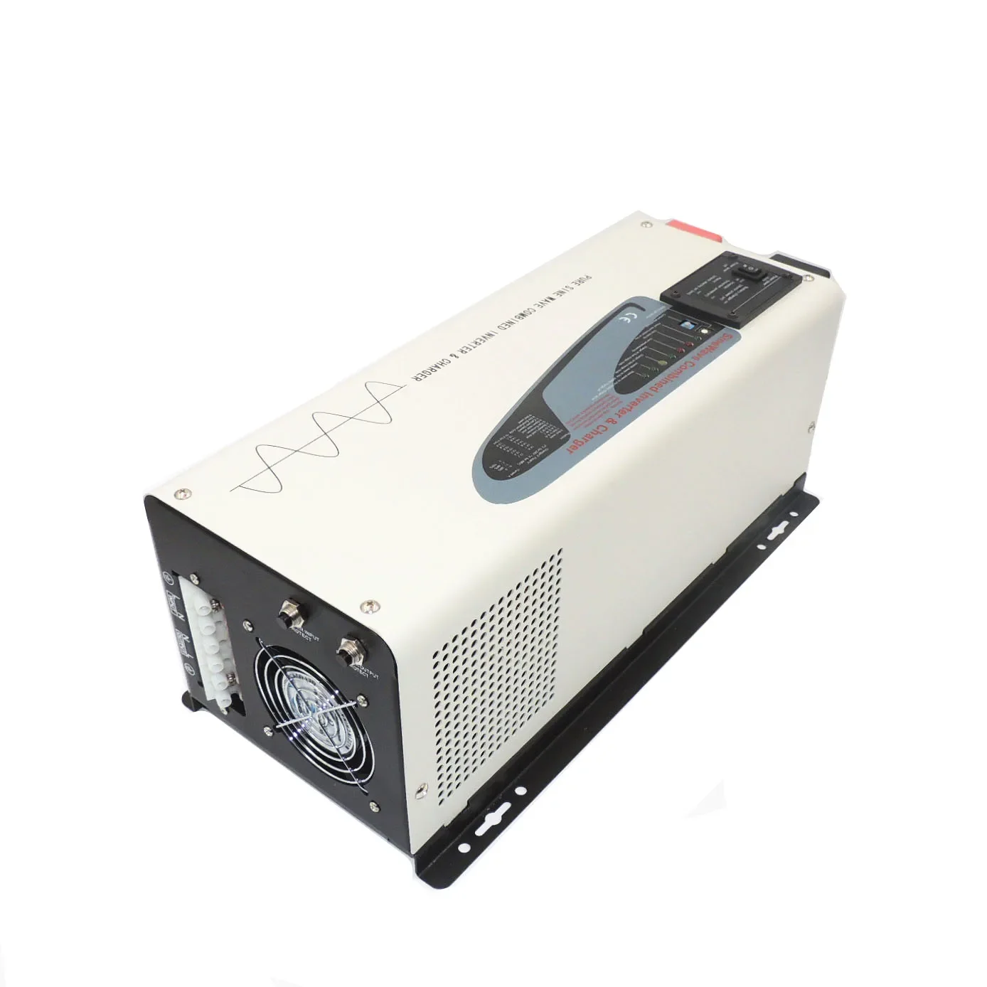 CE ROHS CB Power star w7 6000w pure sine wave intelligent hybrid inverter with battery charger 3 years warranty