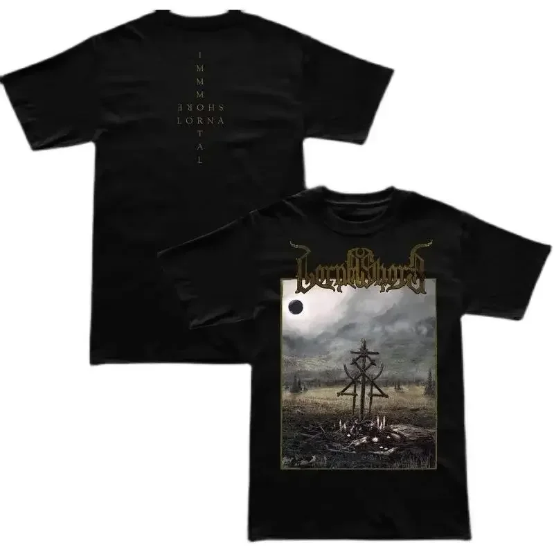

Lorna Shore Rocker Men Women's Short Sleeve Cotton T Shirt Band Hip Hop Tee Streetwear Black T-shirt 2025 Summer Tops Clothing
