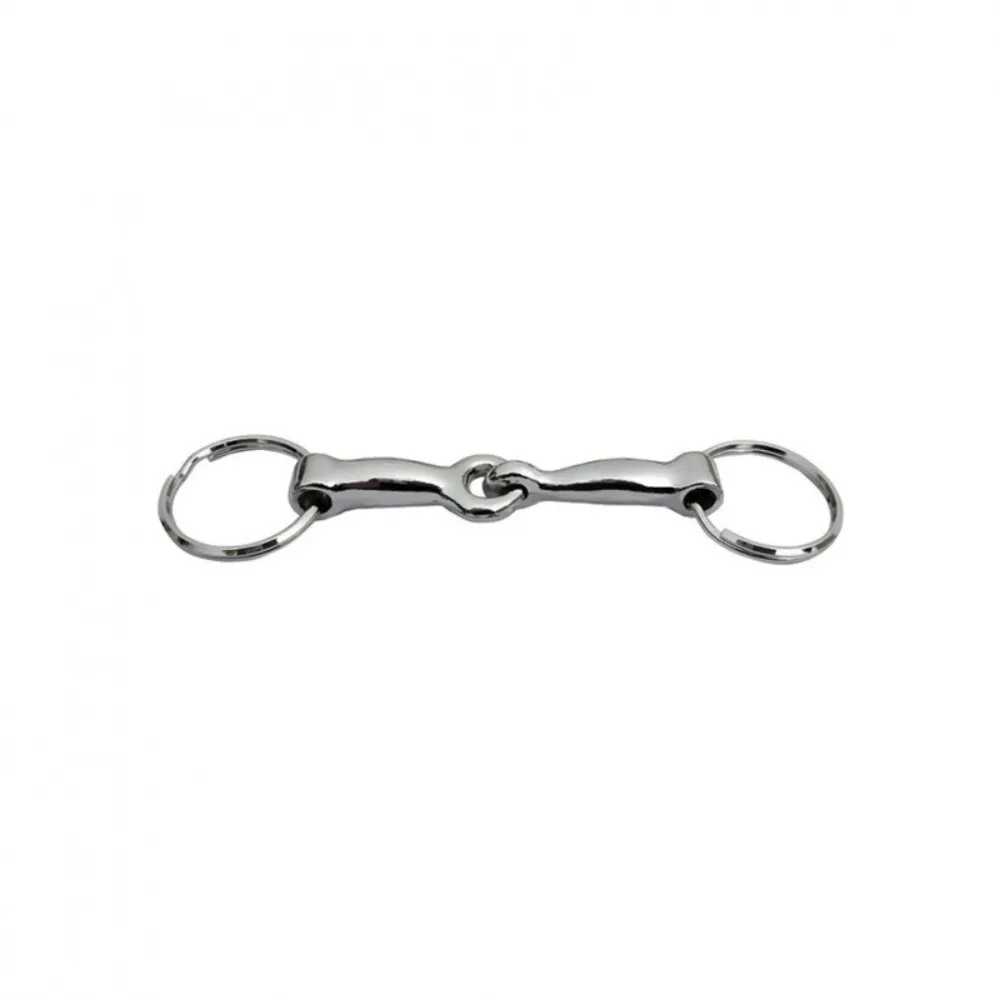 Keychain Zinc Alloy Pelham Keychain Single Connector Horse Bit Key Knot
