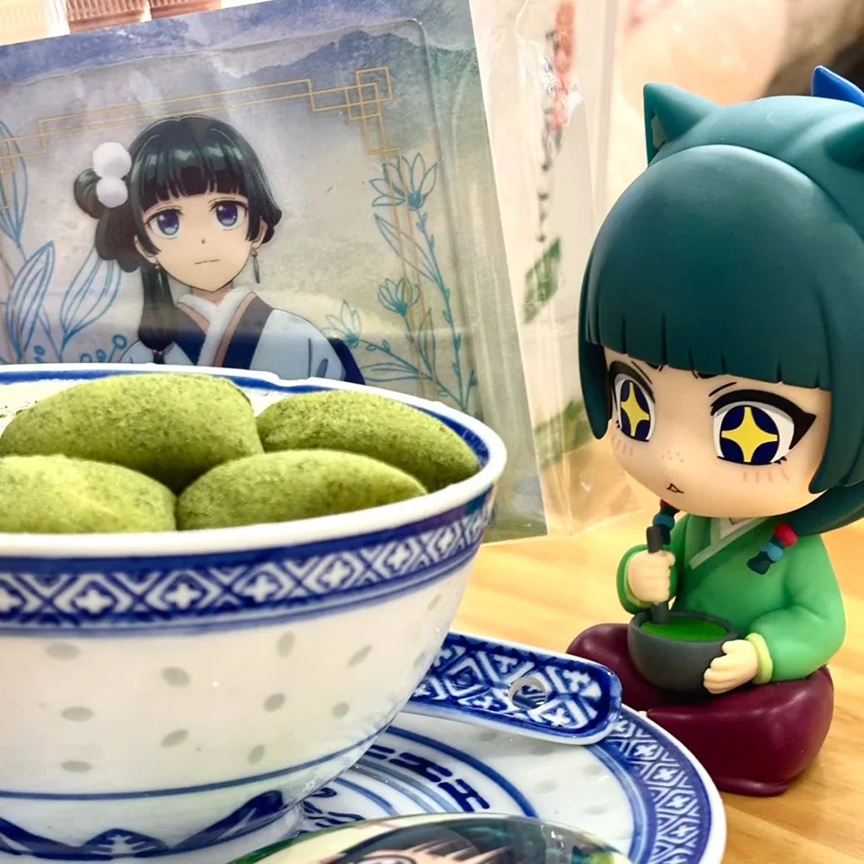 Anime o boticário diários figura q versão 10cm maomi ação figural pvc modelo kawaii decoração do carro boneca crianças brinquedos presentes