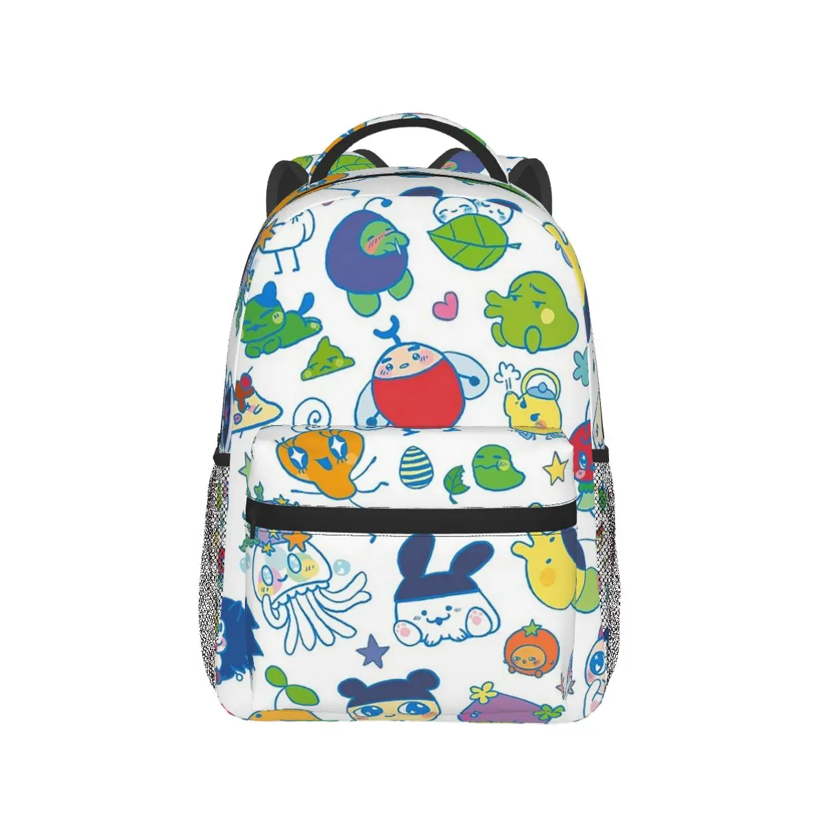 Tamagotchi Friends Backpacks Boys Girls Bookbag Students School Bags Cartoon Kids Rucksack Shoulder Bag Large Capacity