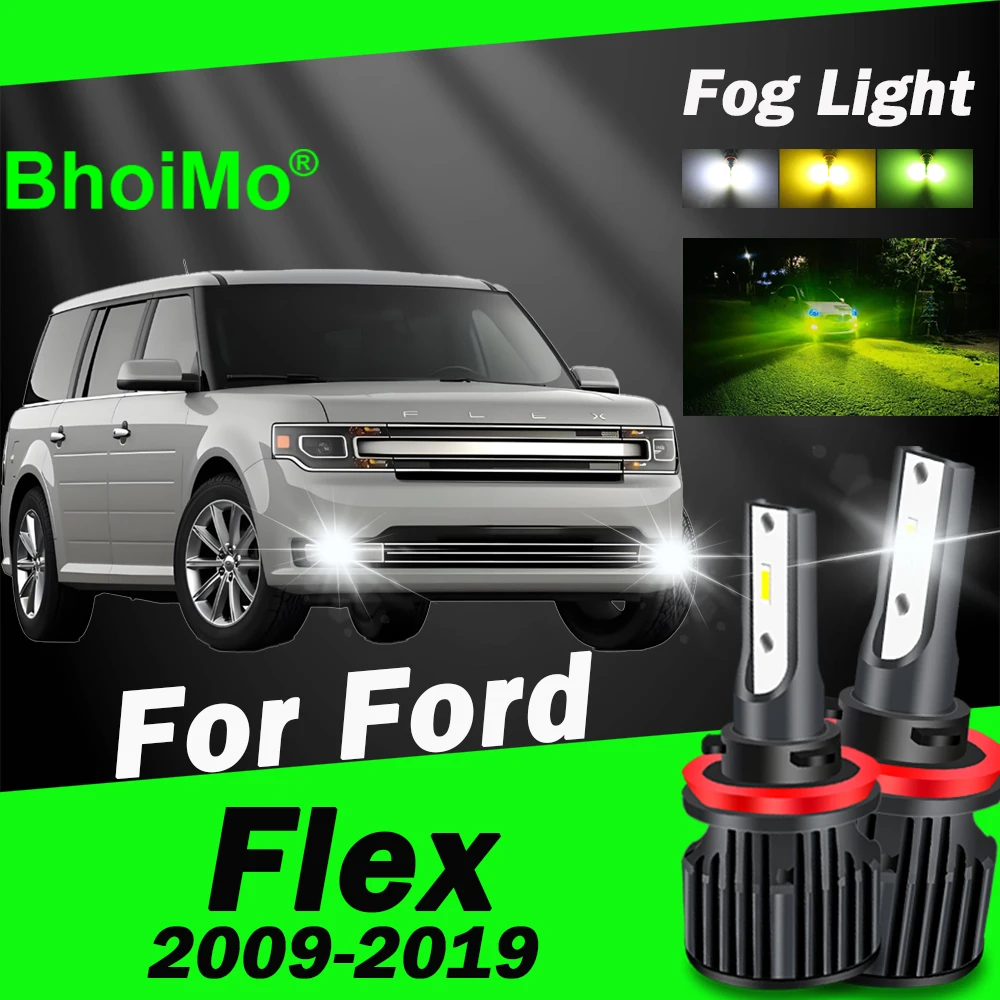 

BhoiMo For Ford Flex 2009 - 2019 Led Lamp Front Fog Light Bulb 2010 2011 2012 2013 2014 2015 2016 2017 2018