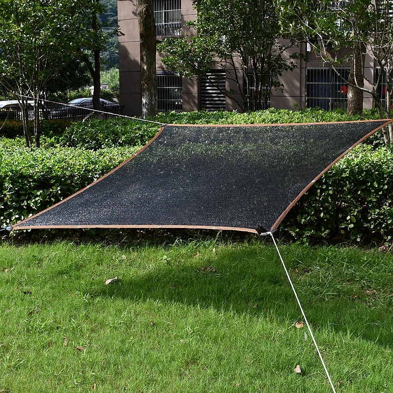 Outdoor Sun Shed HDPE UV Protection Shade Mesh 12 Needle 80~90% Shade Rate Car Pergola Garage Solar Shade Mesh