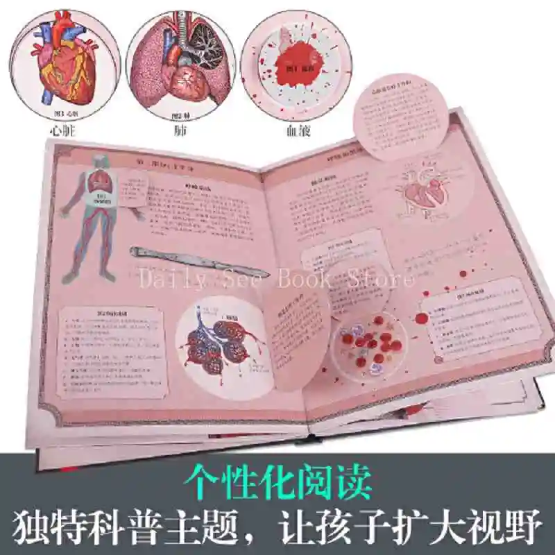 Human Body Pop-up Book, Anatomy To Explore The Mysteries of Body Operation (our Body Advanced Edition) Encyclopedia