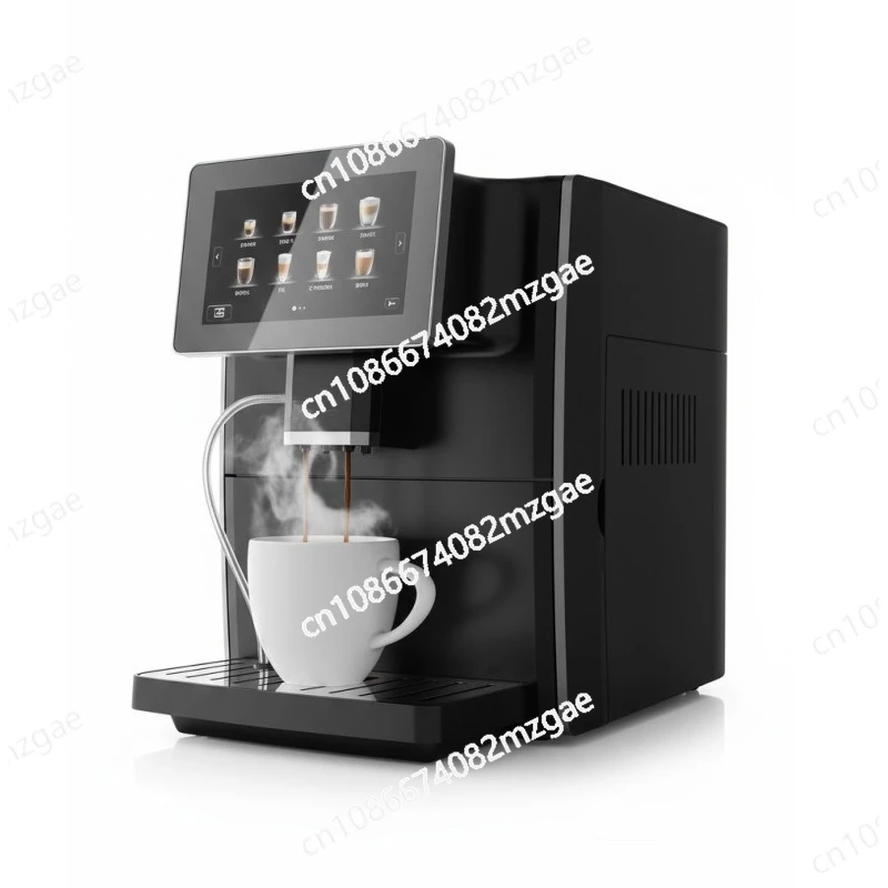 Smart household Italian stainless steel grinding integrated commercial automatic cappuccino coffee machine with touch screen
