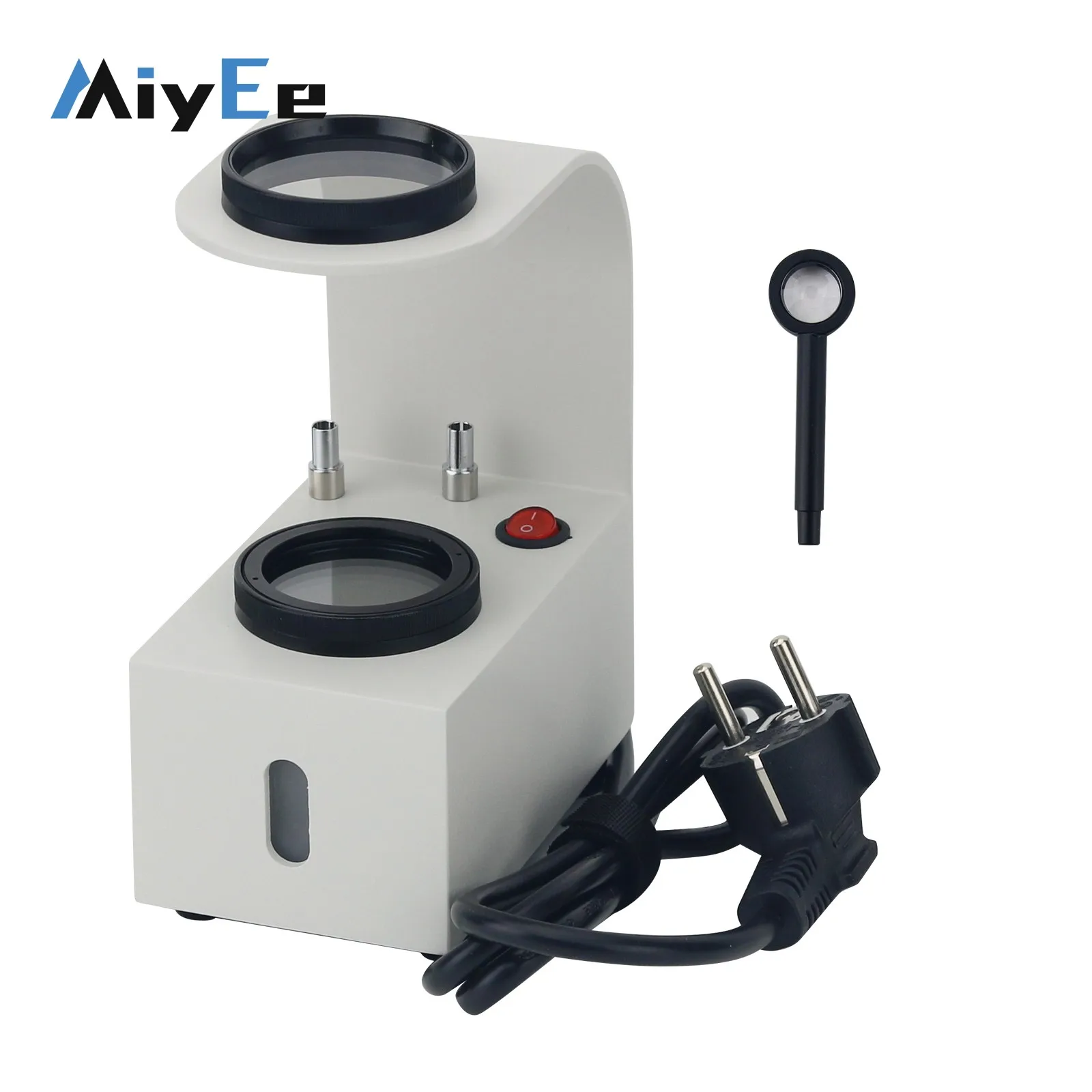

Desktop Polariscope 110V/220V Magnifier Tool with Rotatable Objective Table for Jewelry Appraisal Crystal Polarity Detection