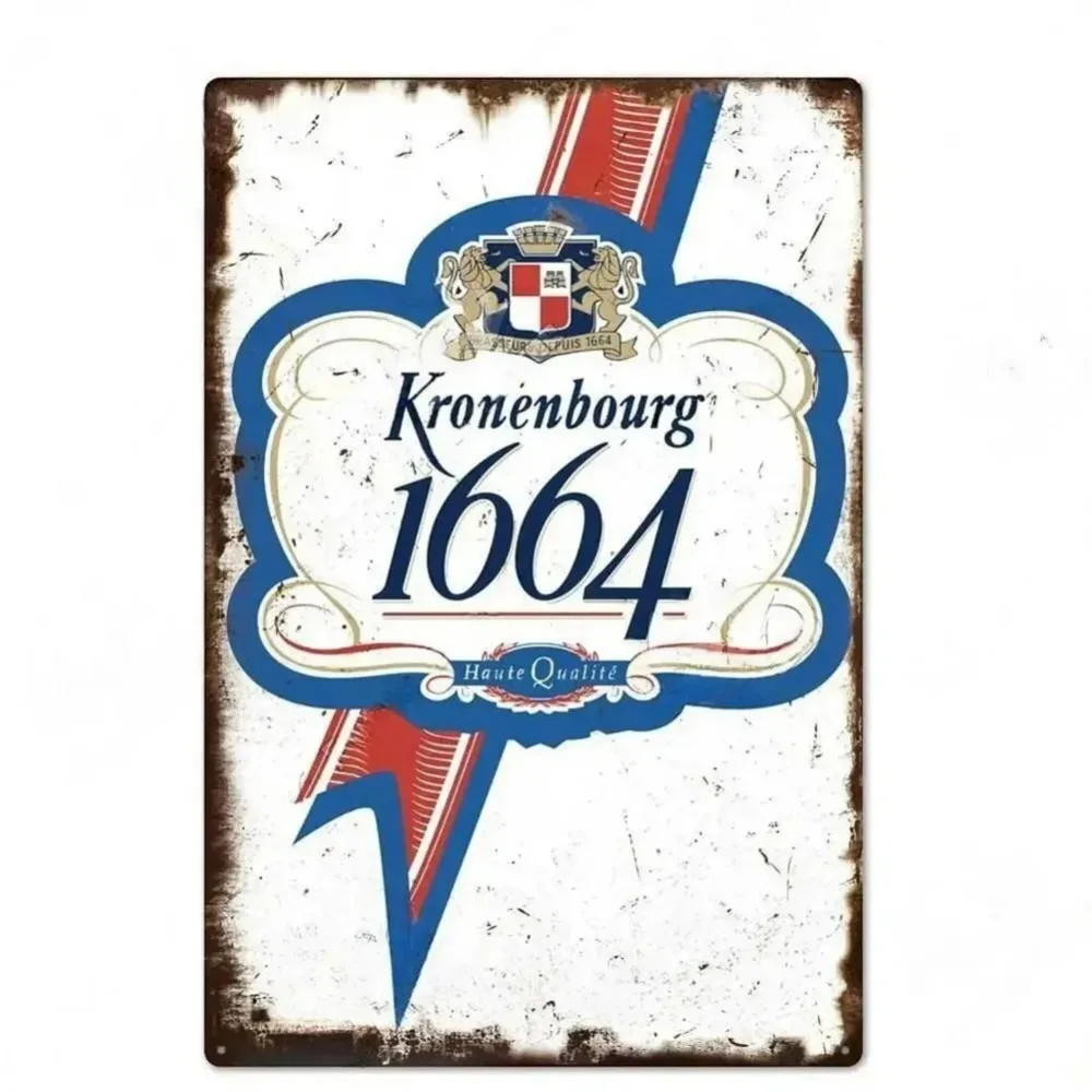 علامة القصدير المعدنية خمر لشريط البيرة النبيذ ديكور رجل الكهف المرآب