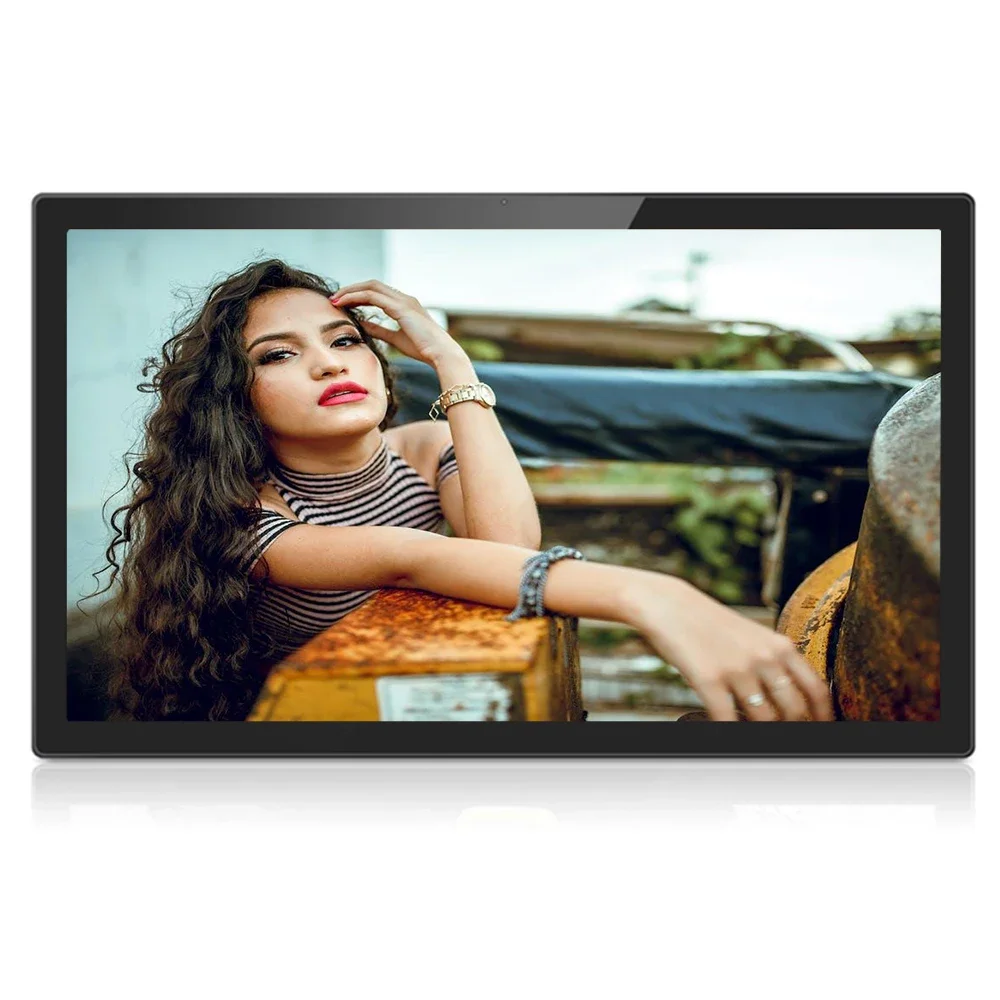 Custom 32 42 49 55 inch LCD Wall Advertising Players Digital Signage And Display Splitting Screen