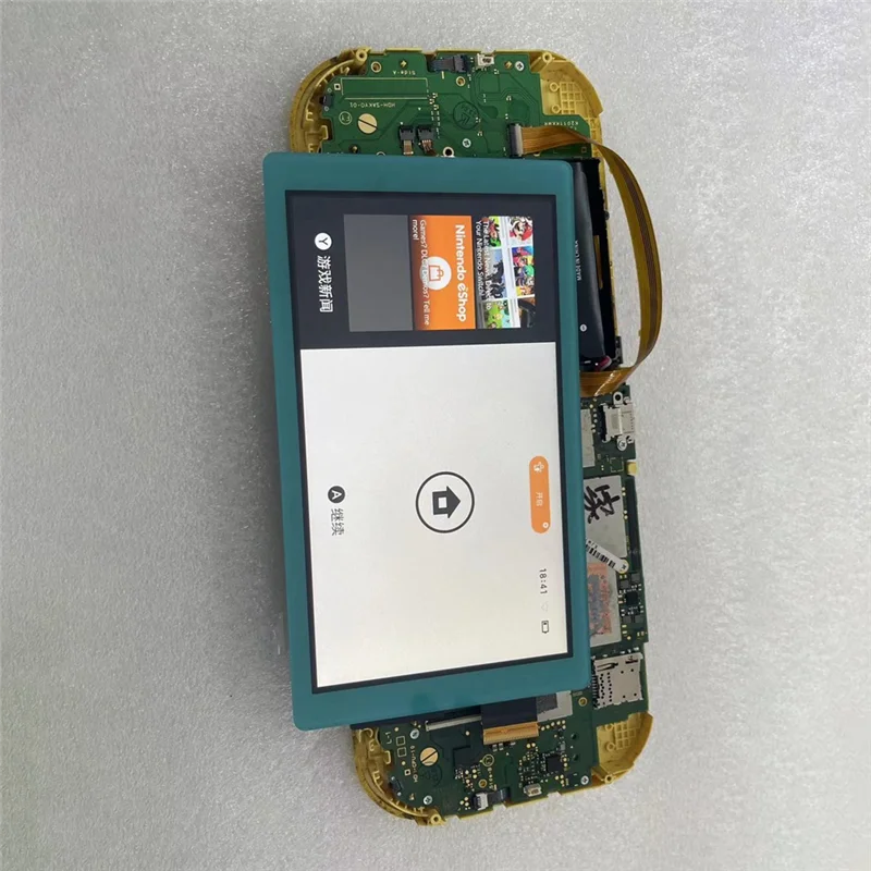 شاشة LCD لوحدة التحكم Switch Lite Practical-2IN1 مع شاشة تعمل باللمس استبدال الجمعية المجهزة بالكامل لـ Switch Lite #2