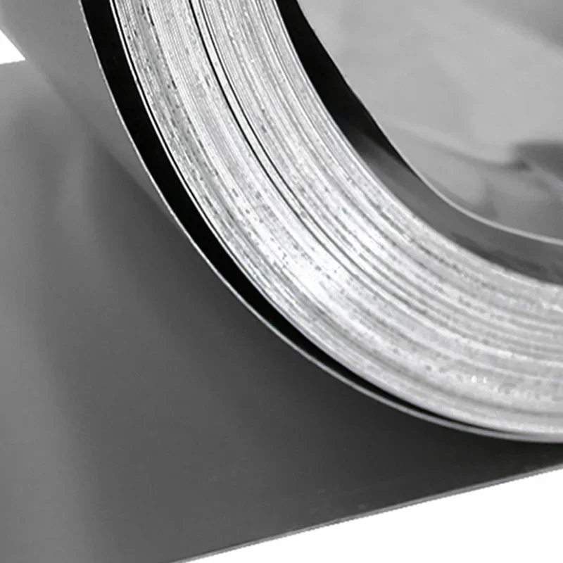 1Pcs 0.1-3mm 304 Stainless Steel Coil Strip Sheet Precision Machined Parts Iron Metal Sheet for Laser Cutting  Craft