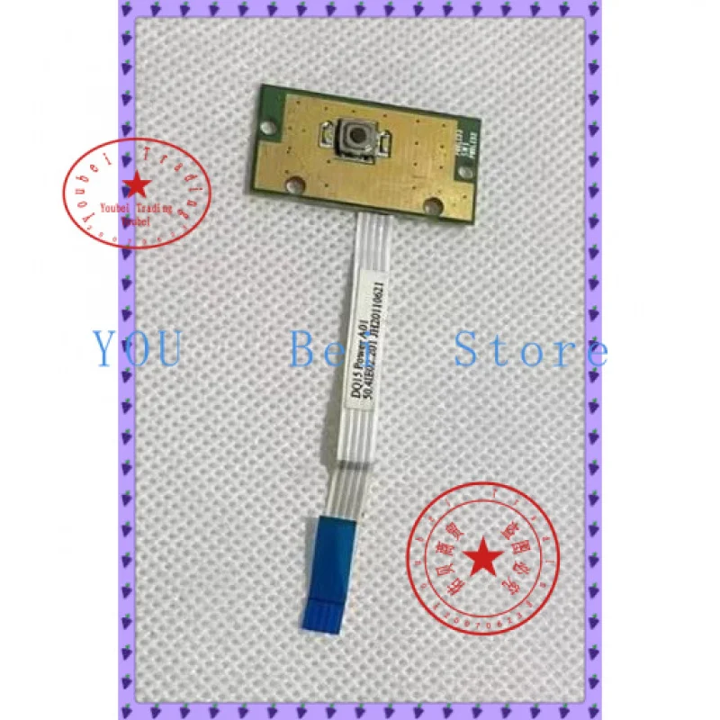 Placa de botão de alimentação para dell inspiron 15r n5110 m5110 com cabo 50.4ie02.201 50.4ie02.101 acessórios de reparo de laptop