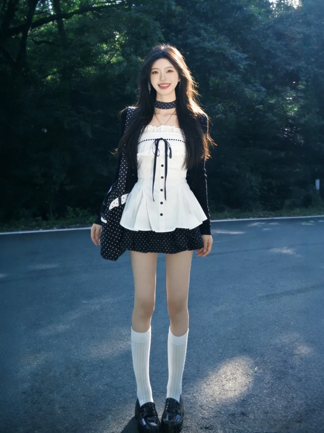 

Korean Style Three-Piece Set Unique Beautiful Open Cardigan Tube Top Skirt Summer Fashion Women's Comfortable Warm Clothing