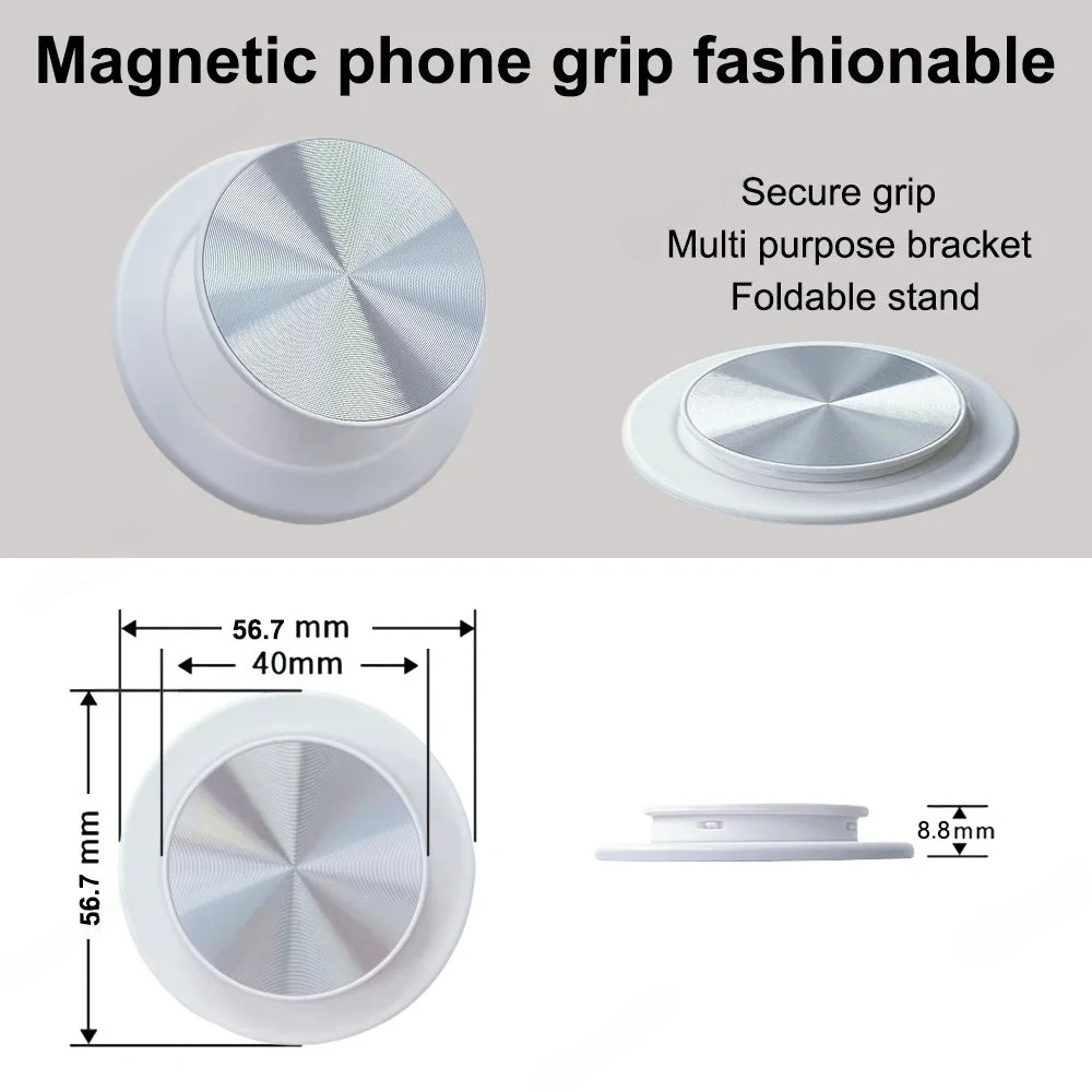 المغناطيسي طوي الهاتف قبضة حامل لسامسونج جبل المقبس جيب ل Magsafe آيفون 17 N52 المغناطيس البنصر توسيع الوقوف
