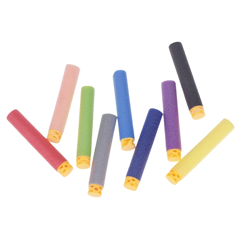 100개 7.2cm 속이 빈 EVA 탄환, 폼 다트 장난감 총용, 소프트 탄환 장난감 총 M416 탄환, 총 액세서리용