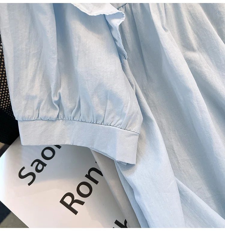 Chemises à manches courtes pour femmes, chemisier rétro rayé, col boutonné, coton doux, classique, rue, élégant, bureau, été décontracté