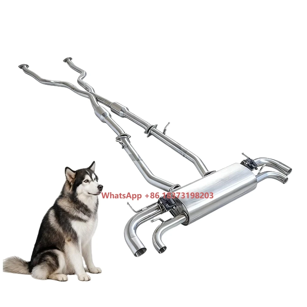 

High-performance Exhaust System Muffler for lexus LC500 5.0 2017-2024 Stainless Steel with Valve-controlled Catback Exhaust Pipe