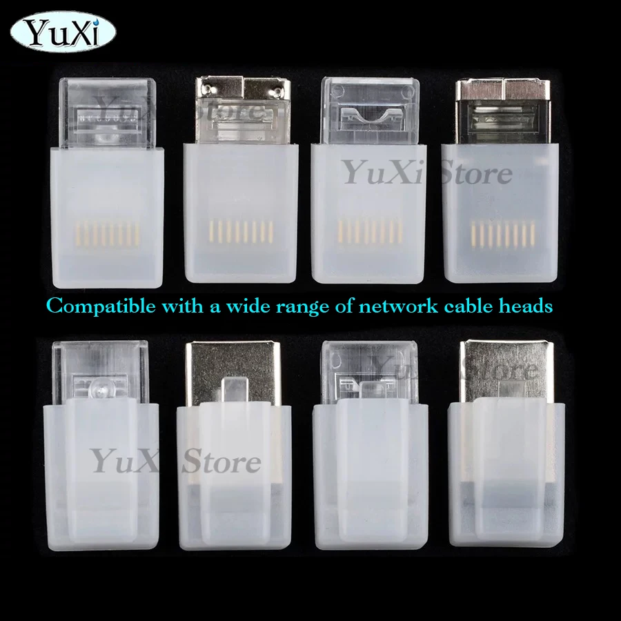 Picture 6: RJ45 Ethernet Connector Dustproof Cover Network Plug Cover Cap for Cat5e Cat6 CAT7 CAT8 RJ45 Protector Plug Caps
