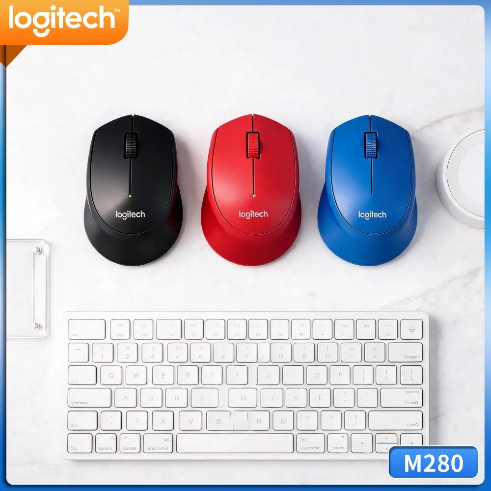Energy Saving Wireless Mouse M280 2.4G Accurate Cursor Motion For Desktop Notebook Office Home Regular Computer Work
